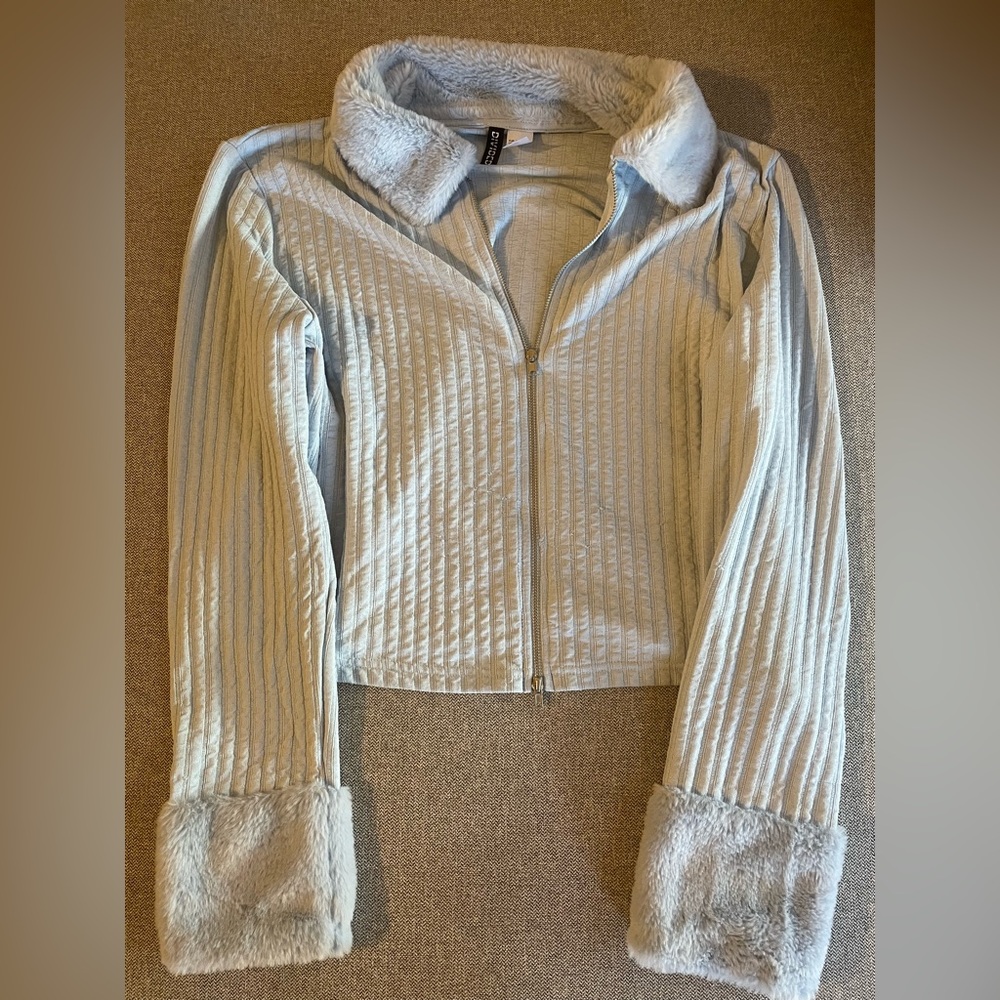 H&M Blue Winter Quarterzip
